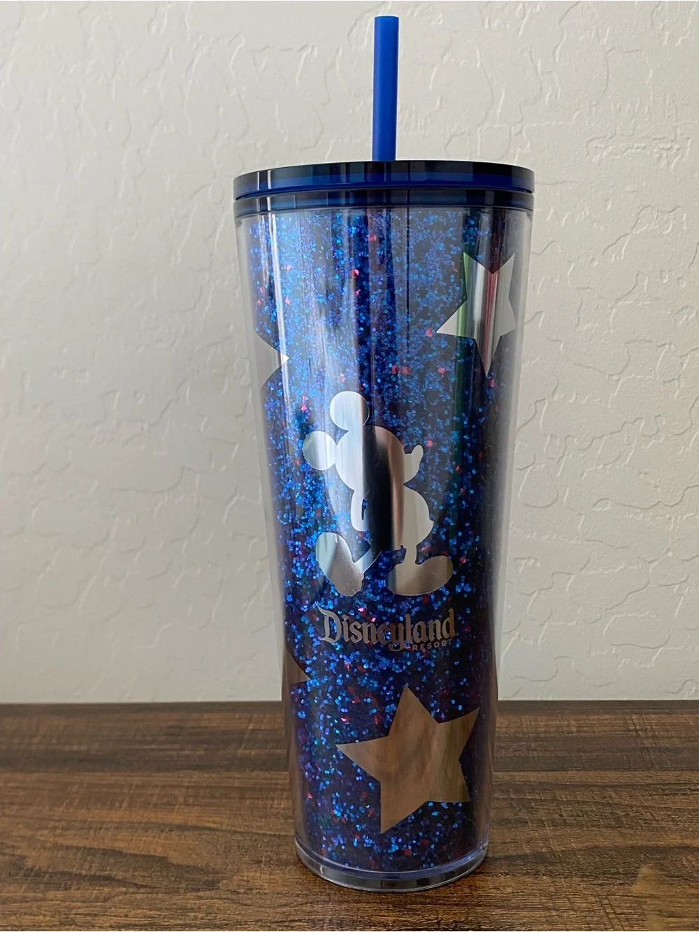 Starbucks Tumbler Walt Disney World Make A Wish Blue Venti 24oz NEW